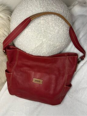 NEW Hartmann Leather Shoulder Bag